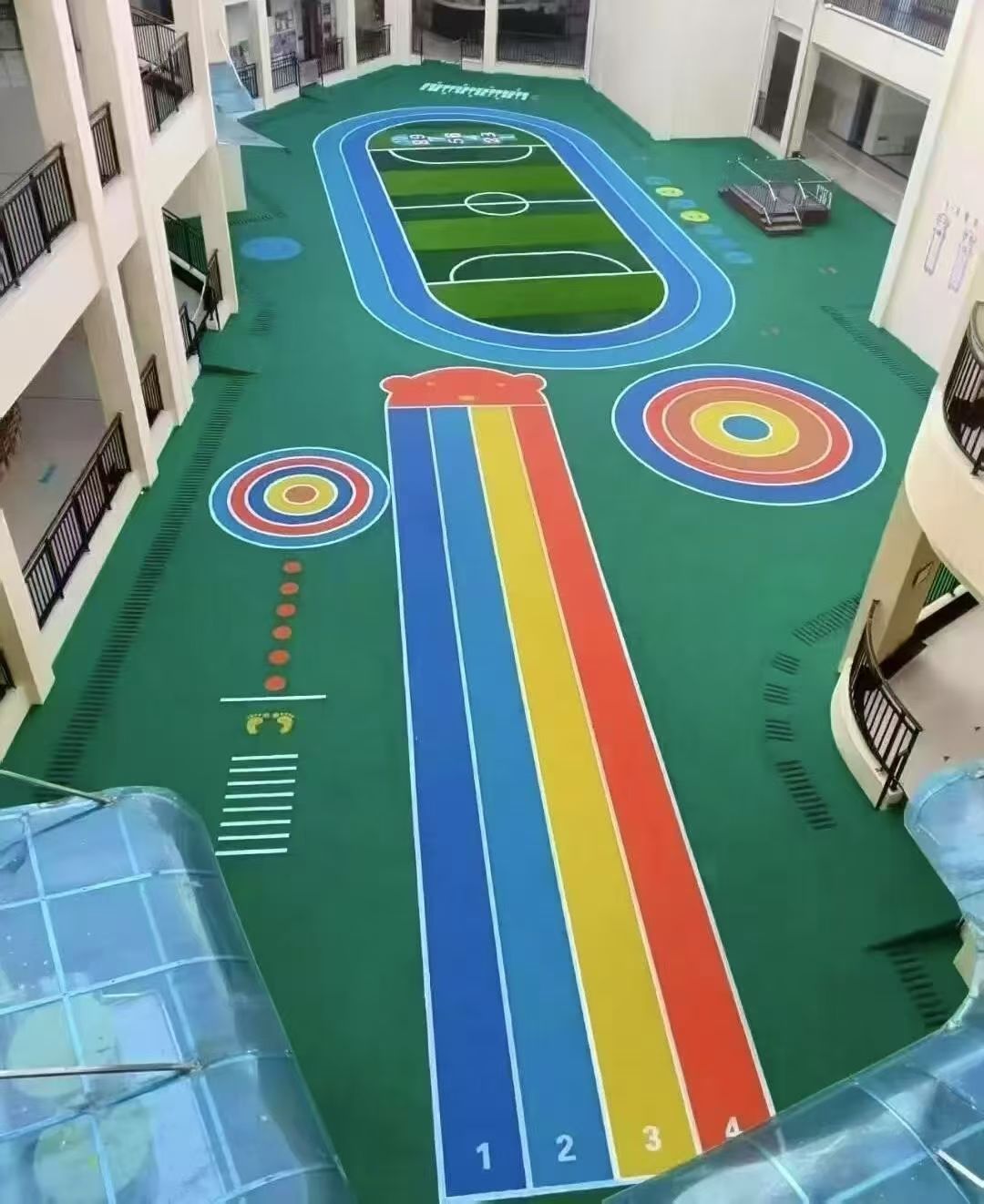 漯河市幼儿园塑胶跑道硅pu球场 - 排名